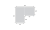 Picture of Medici Chestnut 2-Piece Left Chaise Sectional