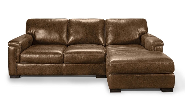Picture of Medici Chestnut 2-Piece Right Chaise Sectional