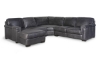 Picture of Medici Gray 4-Piece Left Chaise Sectional