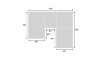 Picture of Medici Gray 4-Piece Left Chaise Sectional