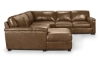 Picture of Medici Chestnut 4-Piece Left Chaise Sectional