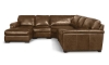 Picture of Medici Chestnut 4-Piece Left Chaise Sectional