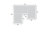 Picture of Medici Gray 4-Piece Right Chaise Sectional
