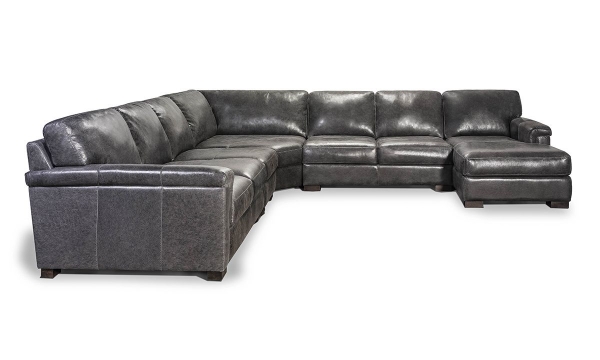 Picture of Medici Gray 5-Piece Right Chaise Sectional