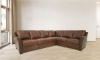 Picture of San Marco Taupe Leather 2-Piece L-Sectional with Right Corner Sofa