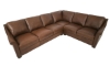 Picture of San Marco Taupe Leather 2-Piece L-Sectional with Right Corner Sofa