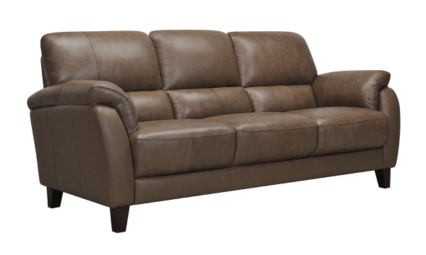 Picture of Montclair Latte Leather Sofa