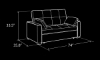 Picture of Nantucket Charcoal Queen Sleeper Sofa