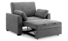 Picture of Nantucket  Light Gray Twin Sleeper Chair