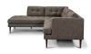 Picture of Sunset Brown Left Facing Chaise Sectional
