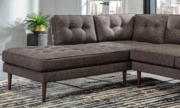 Picture of Sunset Brown Left Facing Chaise Sectional