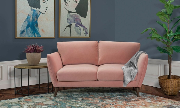 Picture of Melrose Blush Loveseat