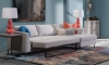 Picture of Fairfax Gray Right Facing Chaise Sleeper Sectional