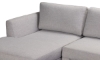 Picture of Fairfax Gray Left Facing Chaise Sleeper Sectional