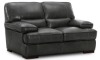 Picture of Kipling Gray Leather Loveseat