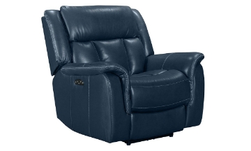Picture of Prodigy Blue Leather Power Recliner