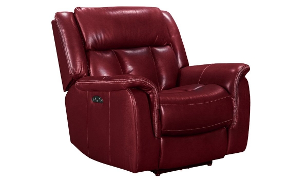 Picture of Prodigy Red Leather Power Recliner