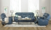 Picture of Prodigy Blue Leather Power Reclining Sofa