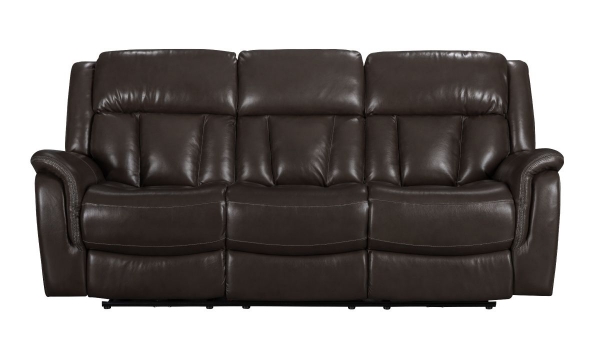 Picture of Prodigy Brown Leather Power Reclining Sofa