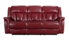 Picture of Prodigy Red Leather Power Reclining Sofa