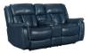Picture of Prodigy Blue Leather Power Reclining Loveseat