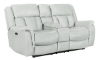 Picture of Prodigy Cream Leather Power Reclining Loveseat