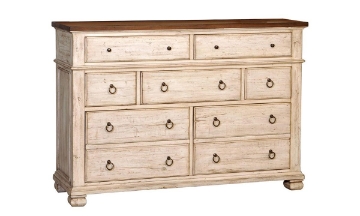 Picture of Belmont Antique Linen 7-Drawer Dresser