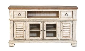 Picture of Belmont Antique Linen 56-inch Entertainment Console
