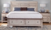 Picture of Belmont Antique Linen King Storage Bed