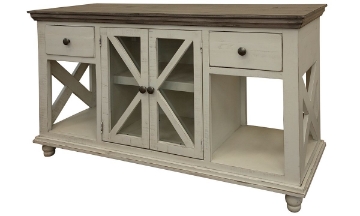 Picture of Freesia White 2-Drawer Sofa Table