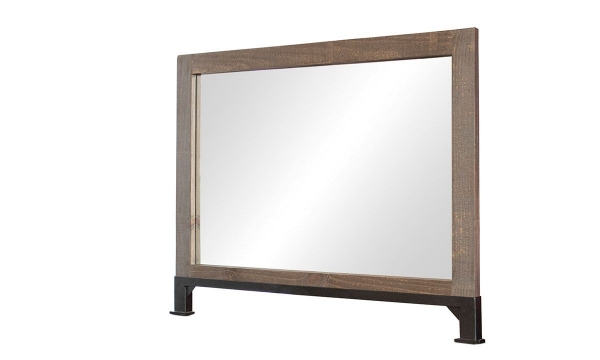 Picture of Aster Gray Landscape Mirror