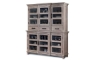 Picture of East Hampton Gray Breakfront China Cabinet