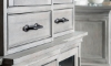 Picture of East Hampton Gray Breakfront China Cabinet