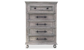 Picture of East Hampton Gray 5-Drawer Chest