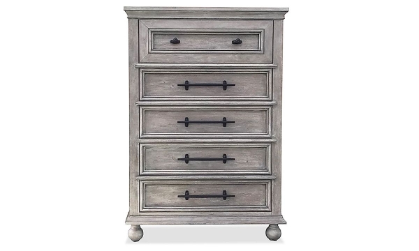 Picture of East Hampton Gray 5-Drawer Chest