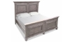 Picture of East Hampton Gray Queen Panel Bed