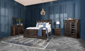 Picture of Cooper Beach Bark Queen Panel Bedroom Set