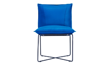 Picture of Shady Blue Leather Chair
