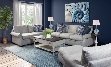 Picture of Carolina Crafted Larkspur Flax 3-Piece Living Room Set