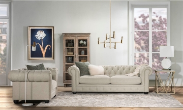 Picture of Carson Linen 2-Piece Living Room Set