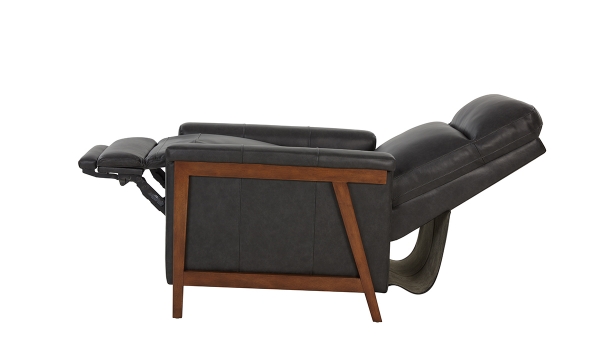 Picture of Lewiston Gray Leather Recliner