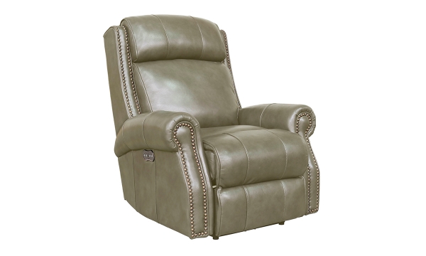 Picture of Barcalounger Blair Platinum Leather Power Recliner