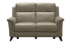 Picture of Barcalounger Kester Stone Leather Power Loveseat