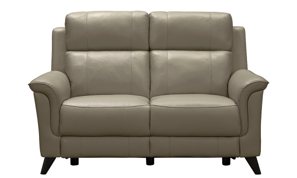 Picture of Barcalounger Kester Stone Leather Power Loveseat