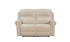 Picture of Remington Cream Leather Dual Power Loveseat