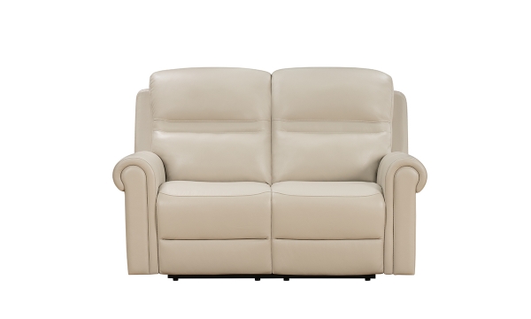 Picture of Remington Cream Leather Dual Power Loveseat