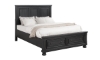 Picture of Newbury Gray King Panel Storage Bed