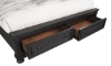 Picture of Newbury Gray King Panel Storage Bed