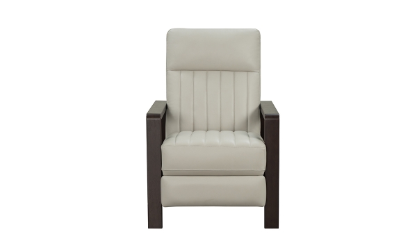 Picture of Ivy Putty Leather Recliner