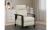 Picture of Ivy Putty Leather Recliner